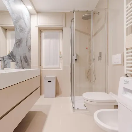 アパート Appartamento La Vela - Ariston & Casino - Con Giardino Privato E Garage
