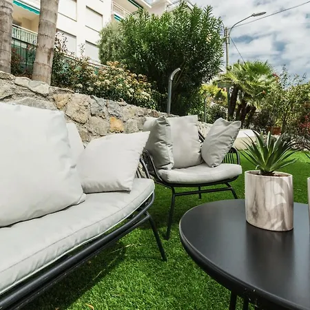 アパート Appartamento La Vela - Ariston & Casino - Con Giardino Privato E Garage サンレモ